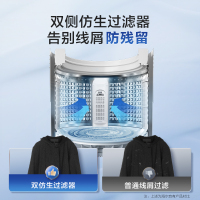 海尔(Haier)8公斤 全自动波轮洗衣机 变频节能 智能称重 预约 水电双宽 小洗衣机 工厂直营 EB80BM029
