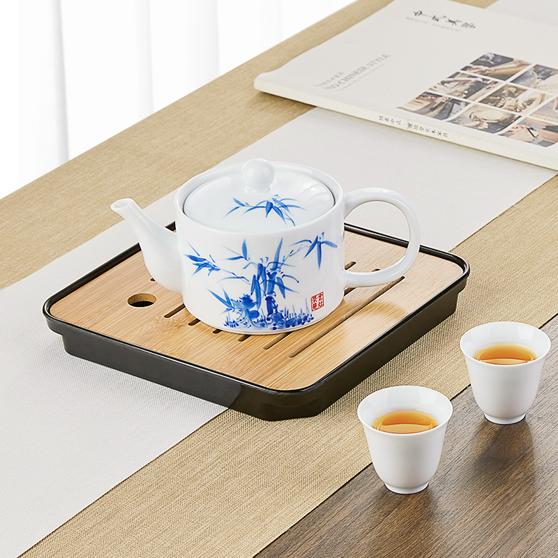 金灶KP-Q050 陶瓷泡茶壶手绘青花瓷老式功夫茶壶泡茶家用大容量