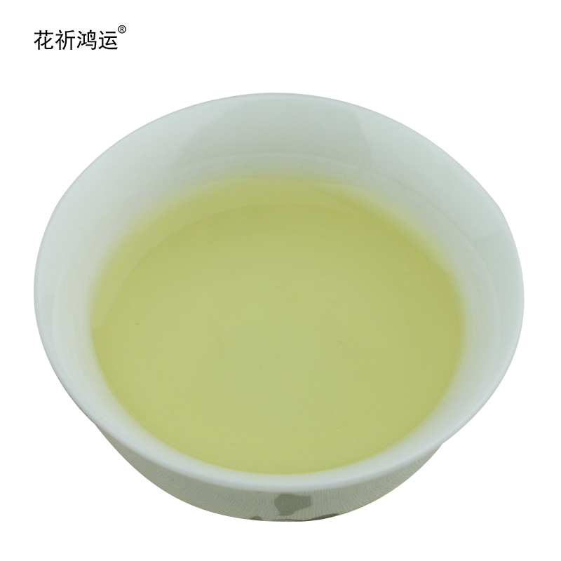 花祈鸿运白茶200克桶高清大图