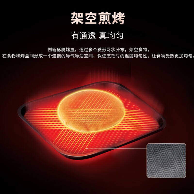 苏泊尔JJ34D05-180煎烤机 6L (计价单位:台) 金色高清大图