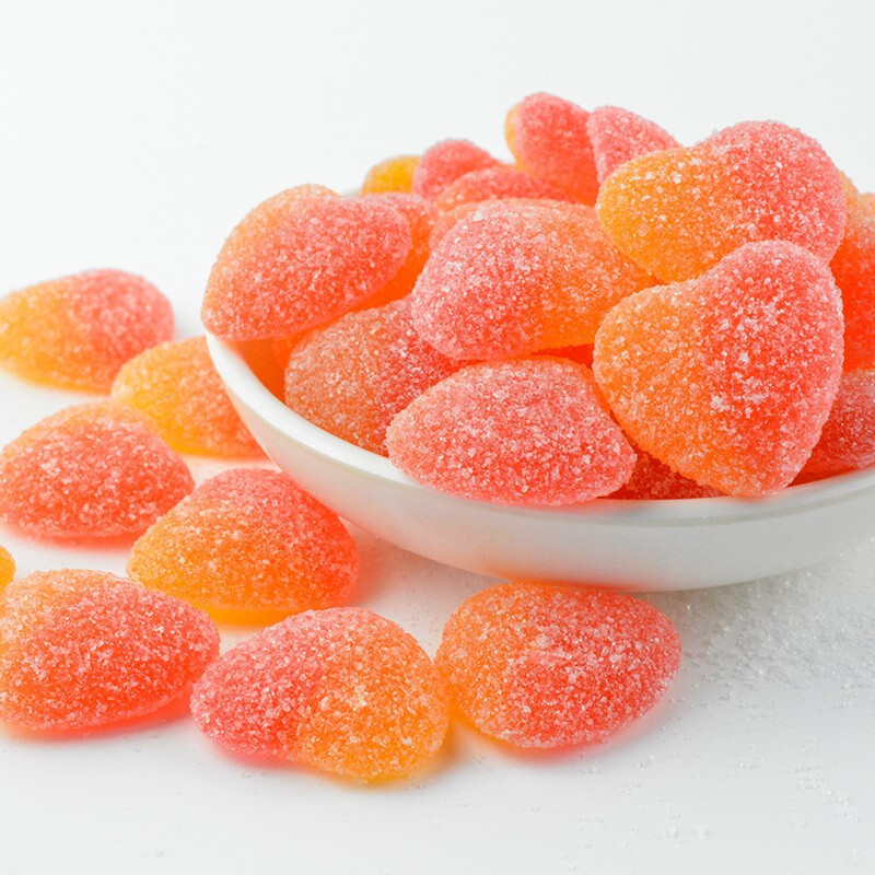 宝奴咪酸桃心橡皮糖150g