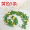 假花塑料花仿真花牵牛花绿植壁挂装饰花藤壁挂藤条装饰花摆件|藤条向日葵黄色5条