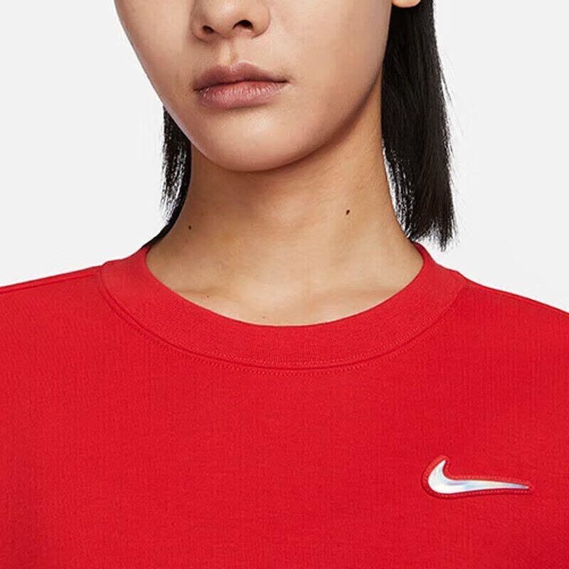 NIKE/耐克卫衣女装新款运动服针织加厚圆领套头衫FZ6537-657 C图片