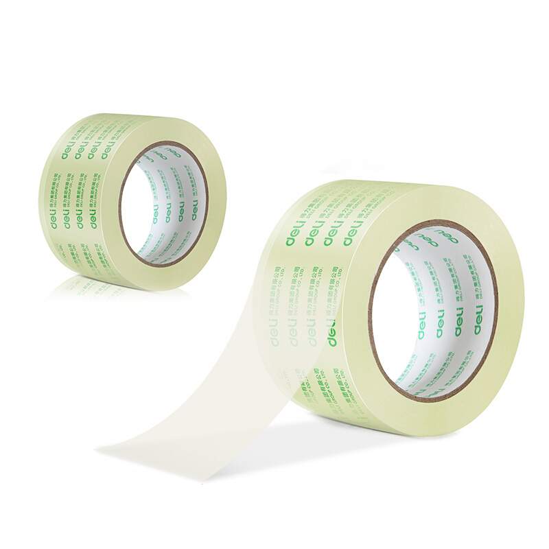 得力（deli） 30369 超市封箱胶带60mm*100y*50um (单位：件)