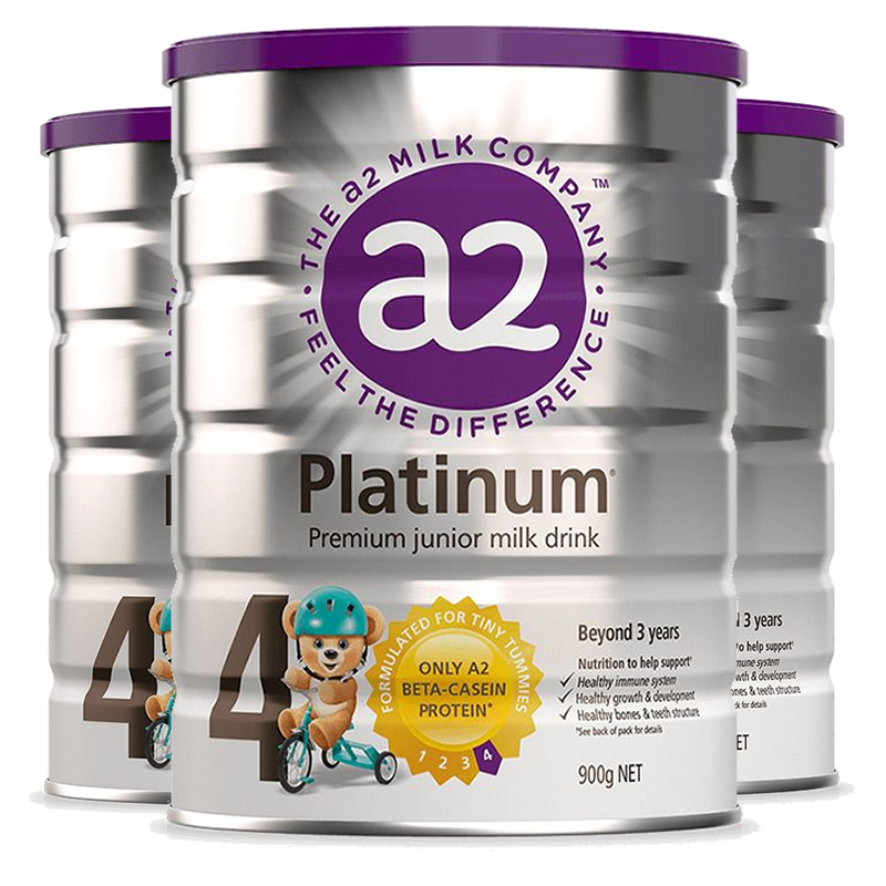 3罐装海外直邮新西兰原装进口a2至初4段 儿童乳粉