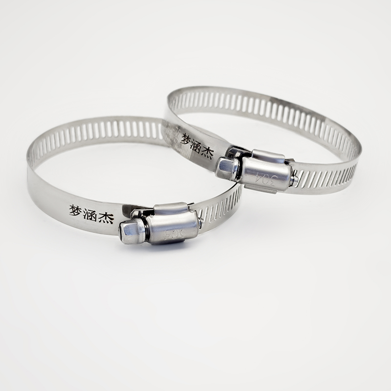 梦涵杰 一字美式喉箍不锈钢卡箍 21-38mm 50/包高清大图