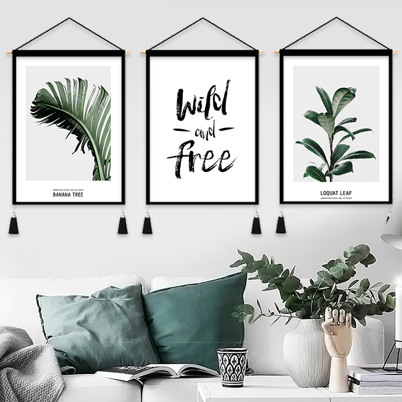 家柏饰(CORATED)背景布风挂布 房间装饰画墙布北欧客厅沙发背景墙床头挂画 黑金三角-1 宽45cm*高65cm高清大图