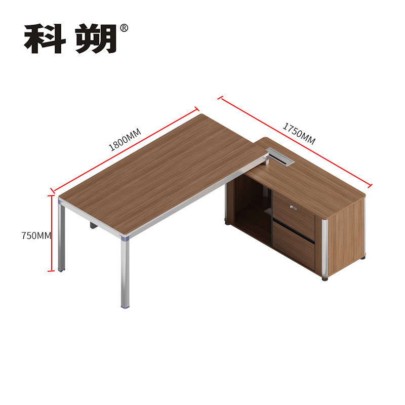 科朔 办公桌老板桌经理桌现代班台经理桌板式班台KS-08D1808