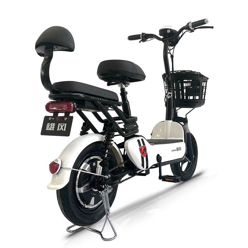 雄风(XFMCO)电动车 新国标小飞豆电动自行车 钻白/油光黑