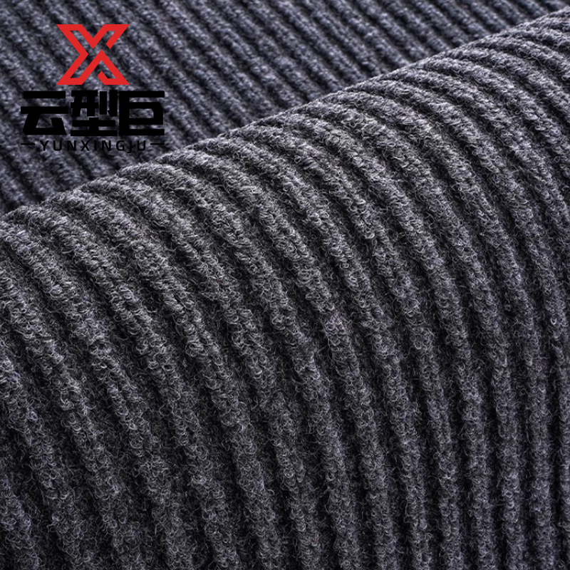 云型巨 地毯 大面积铺满可裁剪入户门地垫地毯防滑进门门垫脚垫 灰色宽120cm 单位:米高清大图