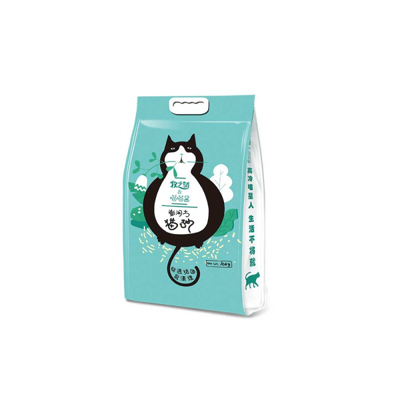 膨润土猫砂10公斤结团吸水无尘猫砂20斤10kg猫咪用品高清大图