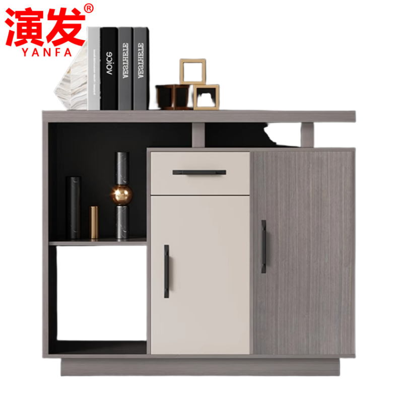 演发 矮柜三门 个高清大图