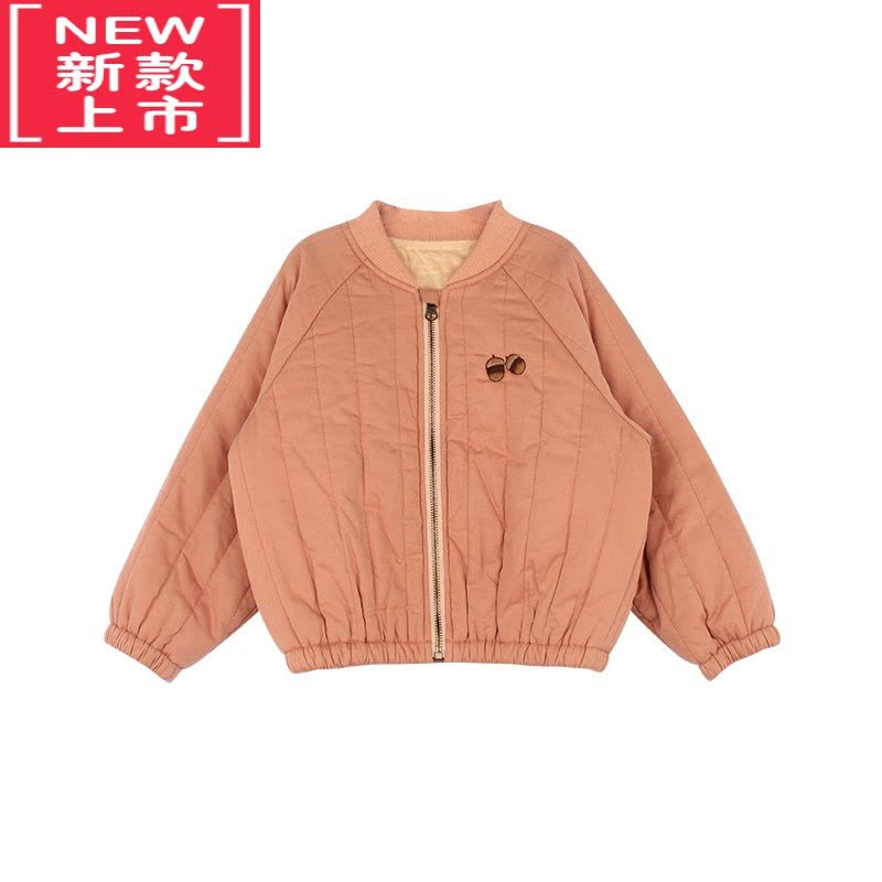 可莉允大耳象童装铺女童后背刺绣棉服2022冬季新款女宝宝卡通外套保暖图片