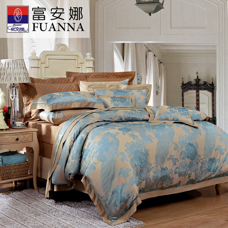 床单四件\南屏雀舞高清大图