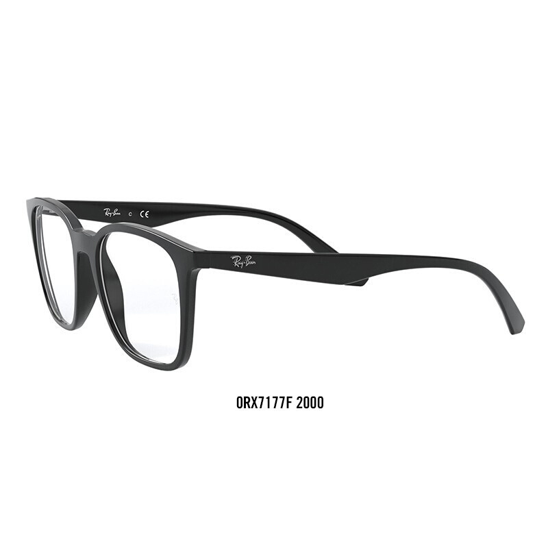 RayBan雷朋光学镜架男女款潮流方形近视镜框0RX7177F 2000尺寸51