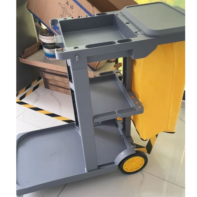 哈铁亿农 布草车清洁车带盖120*51cm/个高清大图