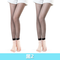 浪莎丝袜女夏季薄款防勾丝九分连裤袜肉色性感自然裸感美肤长筒袜 超薄防勾丝均码/收藏加购优先发货 九分-黑色2