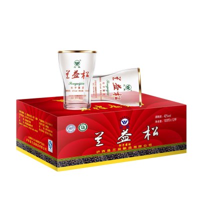 42°兰益松松子露酒 100ml*12杯 云南白酒