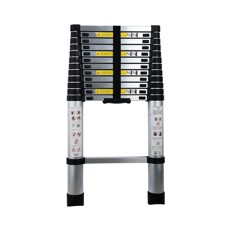 WENTA 铝合金梯子 多功能伸缩梯折叠梯人字梯踏步楼梯家用梯JL-101 单面直梯5.4米(平衡杆)图片