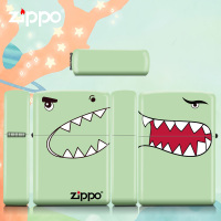zippo打火机正版恐龙利齿之宝美国原装男士创意送礼煤油zp芝宝