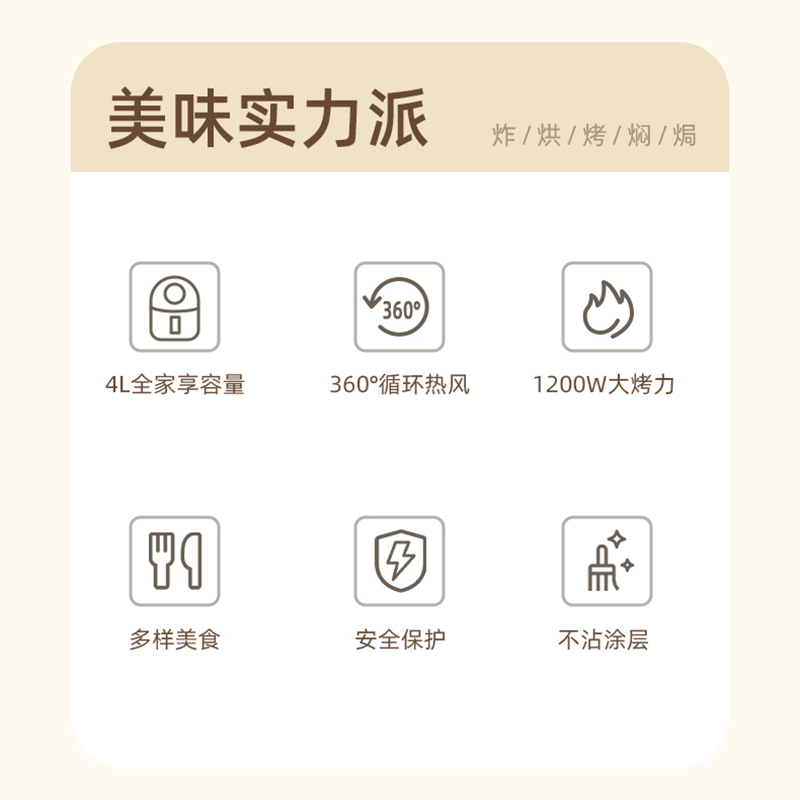 蓝宝(BLAUPUNKT)空气炸锅BP-KQZ507高清大图
