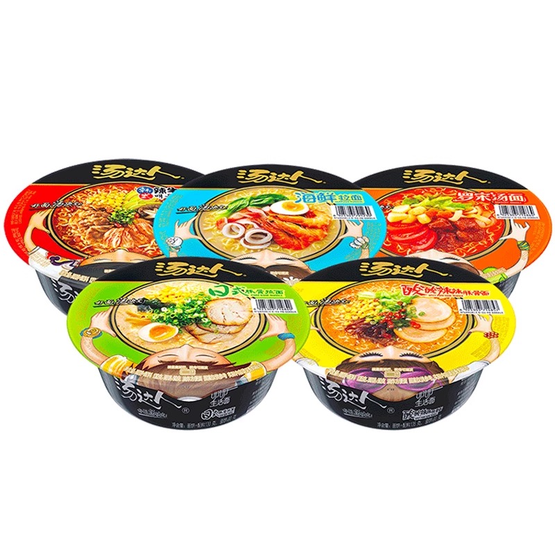 苏宁 汤达人 韩式辣牛肉拉面 12碗/箱高清大图