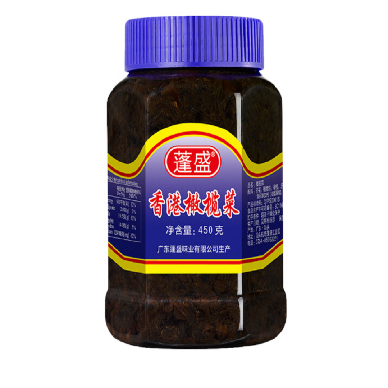 蓬盛 橄榄菜 下饭菜咸菜佐餐开胃大瓶装 450g