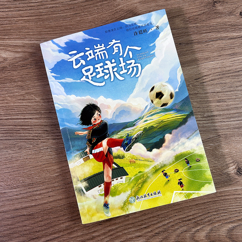 云端有个足球场 [正版]云端有个足球场 许廷旺著 8-10-12小学生一至四年级青少年课外阅读 中国当代儿童文学成长励文高清大图