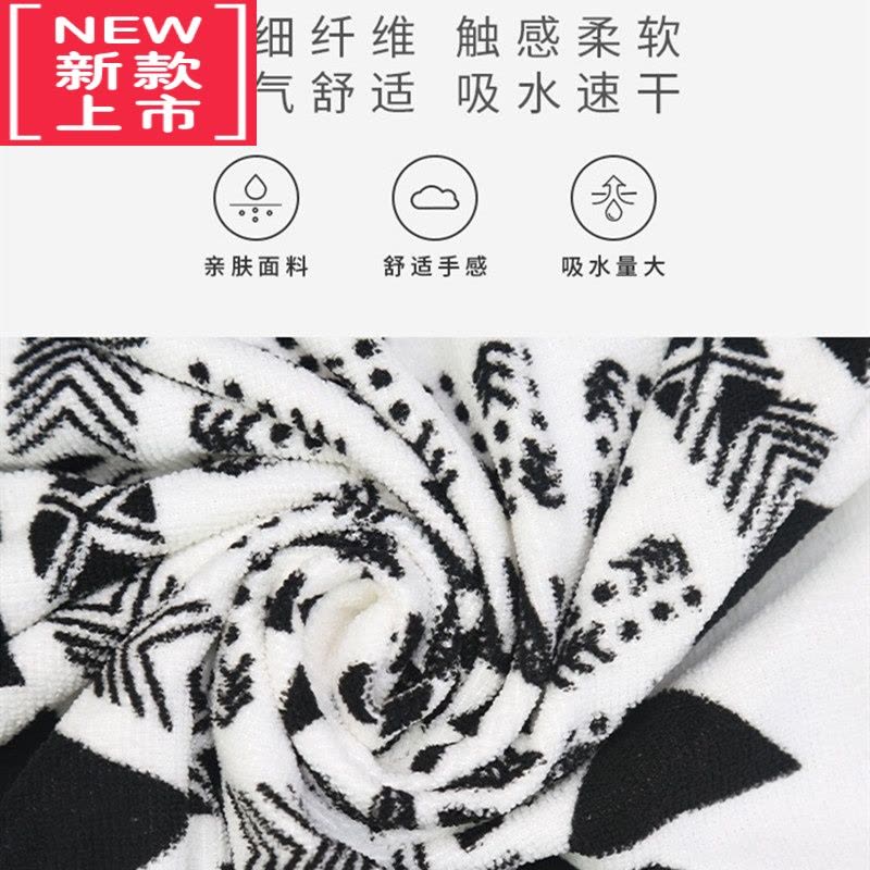 可莉允儿童浴巾带帽斗篷吸水毛巾衣宝宝速干游泳浴袍洗澡沙滩巾图片