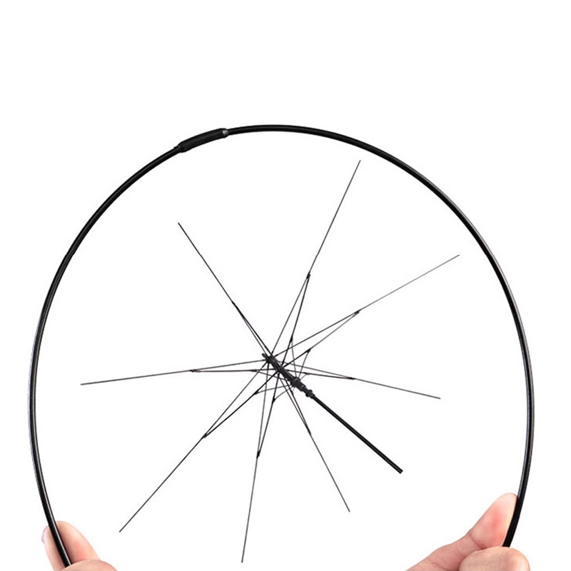 翌嘉 YJ5081620 全纤维雨伞 可定制logo可印图案 24骨弯柄 黑色 10把起订高清大图