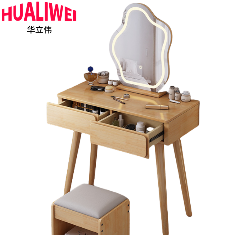 华立伟梳妆台80cm套高清大图