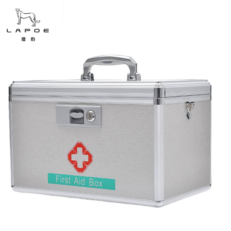 猎豹 铝合金医药箱（空箱） 16寸带锁/个