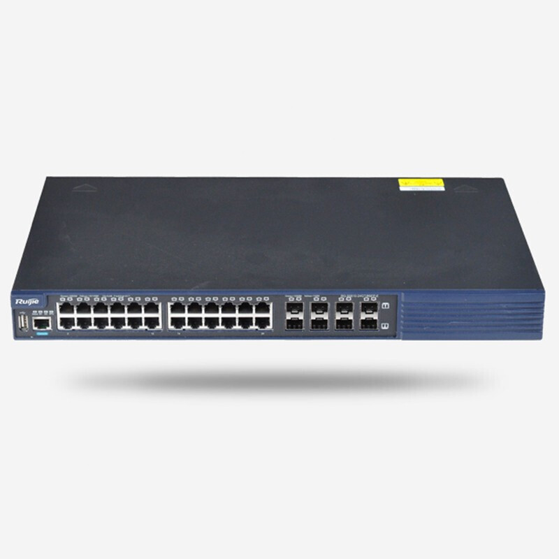 锐捷(Ruijie)千兆交换机RG-S5510-24GT/8SFP-E 千兆电网口24口
