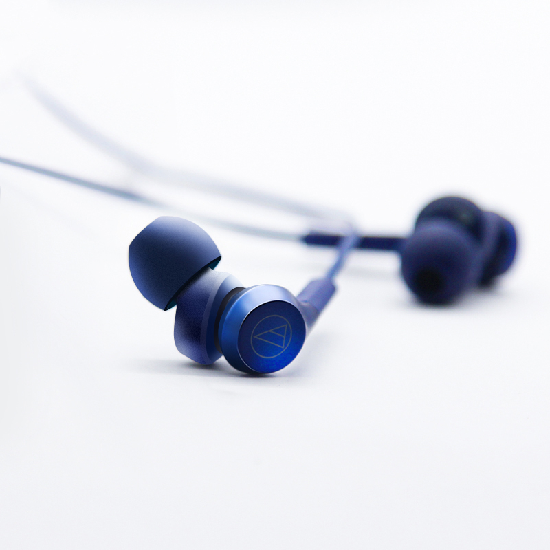 铁三角(audio-technica)ATH-CKS550XBT (蓝色)重低音蓝牙入耳式运动耳机