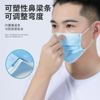 一次性口罩不漏水防飞沫非独立包装50只