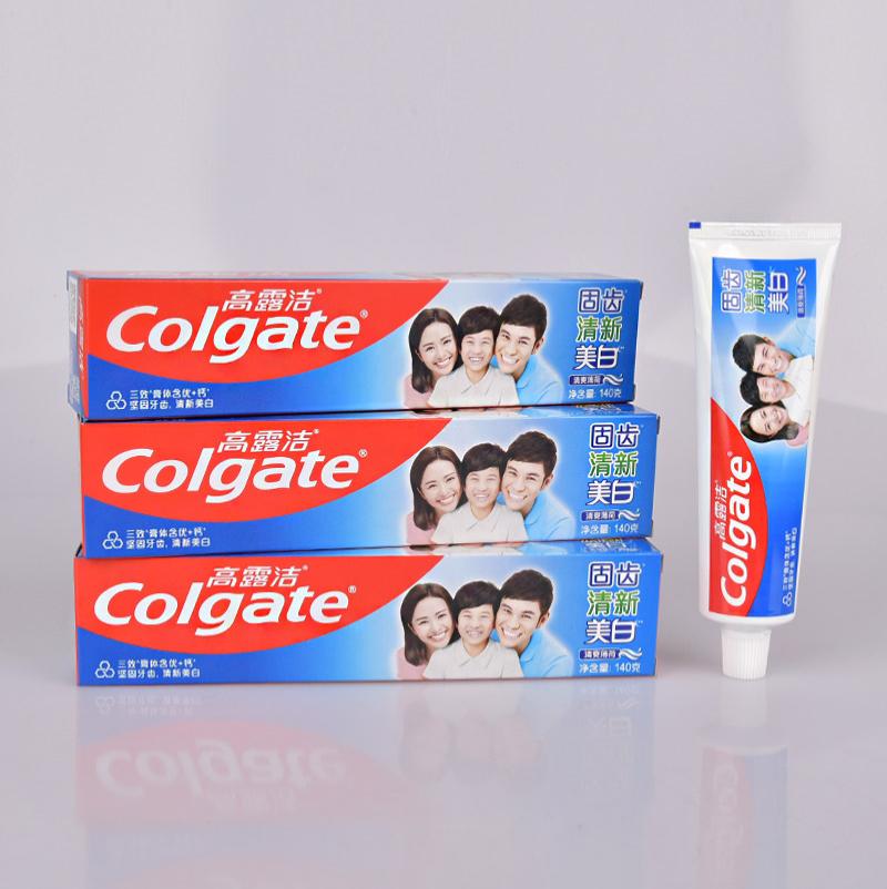 高露洁牙膏140g-【固齿清新】*4支