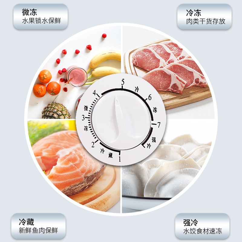 澳柯玛(AUCMA) BC/BD-390SH,N 390升-26℃度家用商用大容量冷柜饭店后厨冷冻断电保温带门锁