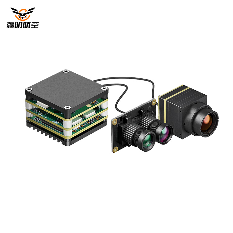 疆明航空 穿越机FPV AI制导模块自动跟踪 AI模块(AI VC-DT)双可见光+热成像高清大图