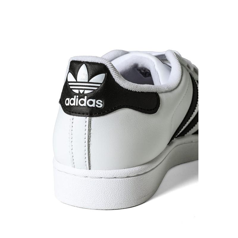 阿迪达斯(adidas)经典贝壳头休闲鞋白黑撞色真皮板鞋女鞋春夏百搭高清大图