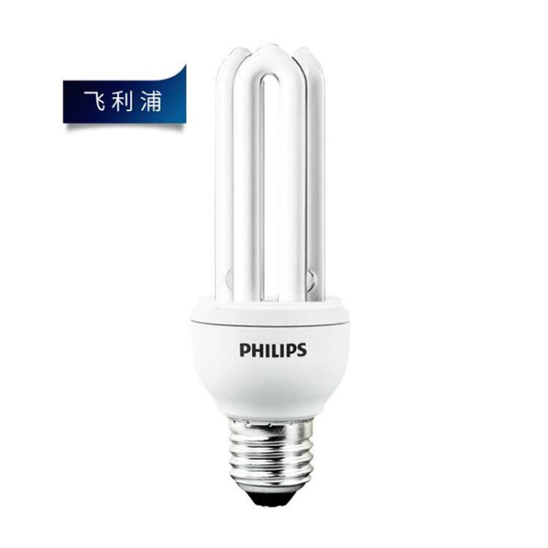 飞利浦(Philips) 35W E27 4U节能灯泡 6500K白光 6只 (单位:件)