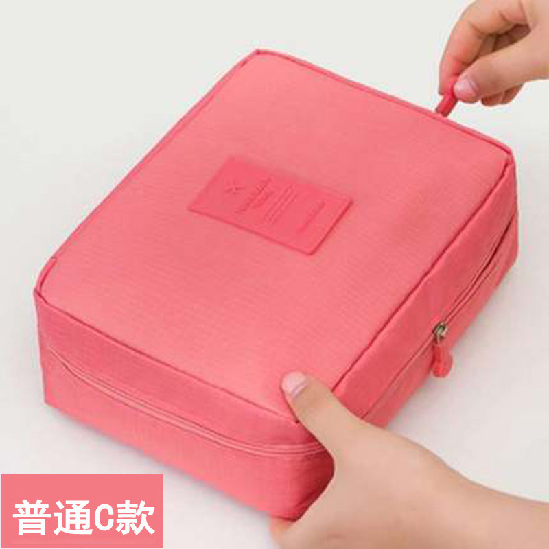 网红化妆包ins风超火小号女便携大容量旅行随身品箱收纳盒洗漱袋收纳袋 三维工匠高清大图