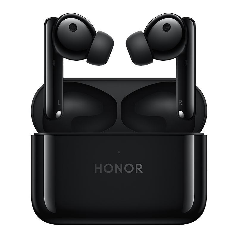 荣耀honor荣耀earbuds2se幻夜黑真无线耳机32小时超长续航华为荣耀x12