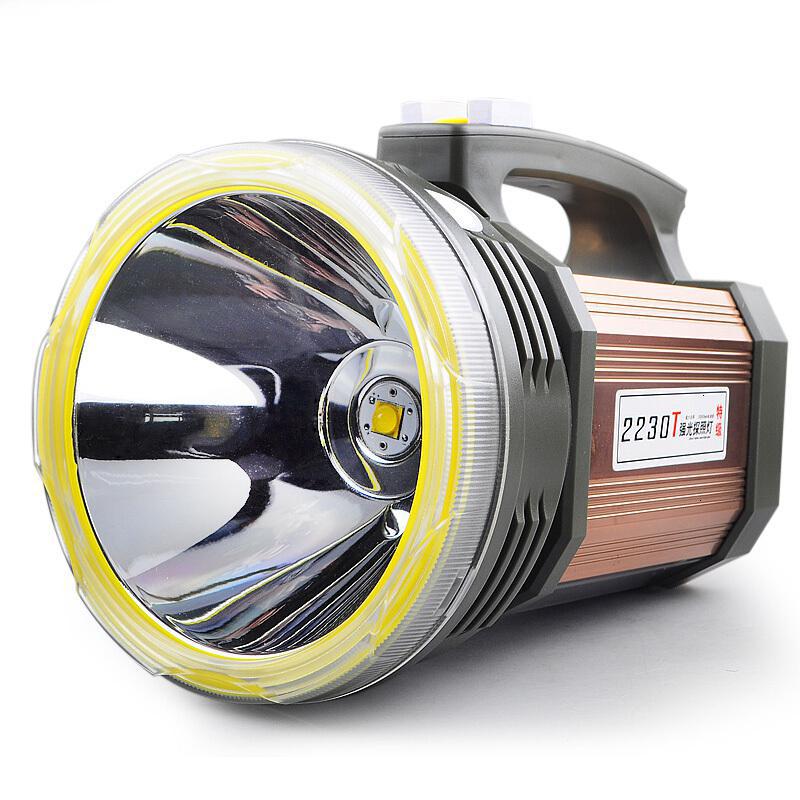 【苏宁户外运动专营】侣字5000w强光探照灯大手电筒远射王1000米可