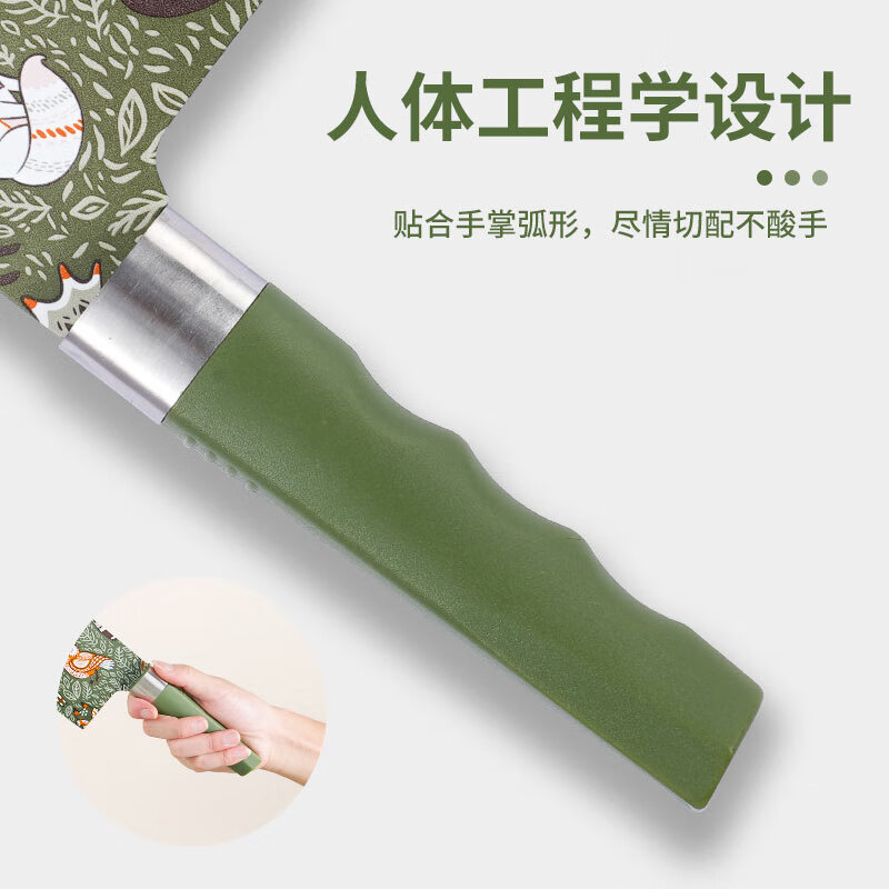 拜格(bayco)刀具套装6件套菜刀菜板多功能刀剪刀瓜刨刀座辅食婴儿全套TZ3927高清大图