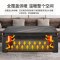 美之家电暖桌A3路易斯灰138*80CM语音磁炉取暖桌电暖炉升降电暖茶几烤火桌家用长方形电炉桌子客厅电烤桌