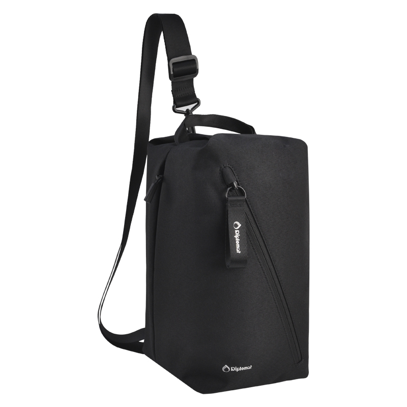 外交官(Diplomat) 斜挎包 DS-14106L黑色高清大图