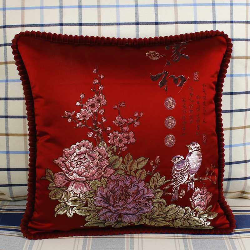 sleepybear沙发抱枕欧式抱枕沙发靠垫绣花抱枕床头靠背车载办公室靠垫