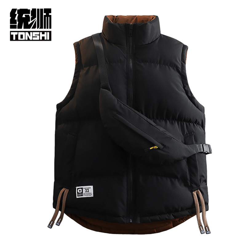 统狮 双面穿棉马甲 KK29 件高清大图