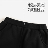 猫人童装加绒卫衣套装秋冬新品儿童保暖上衣裤子加厚婴儿男童休闲