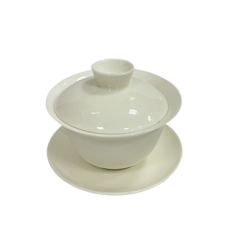 卫未来 白瓷盖碗 150ML 套高清大图